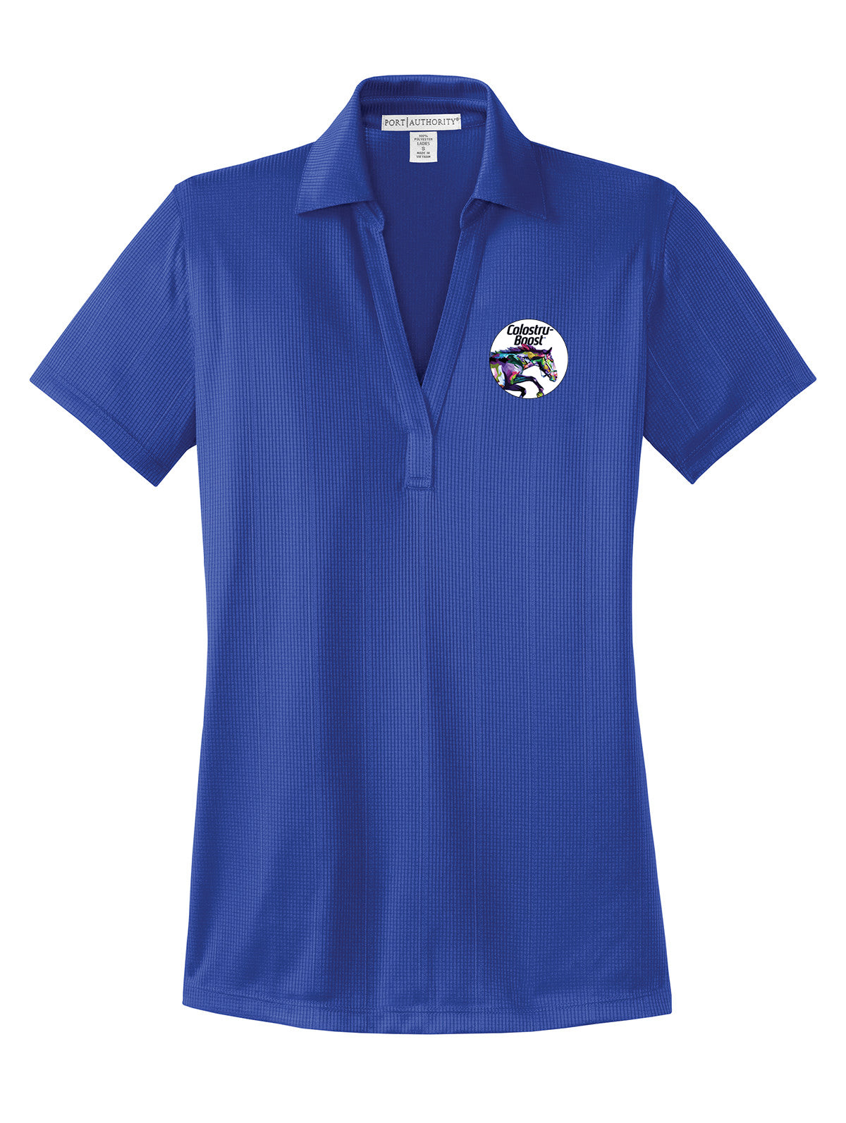 Womens Polo with Patch