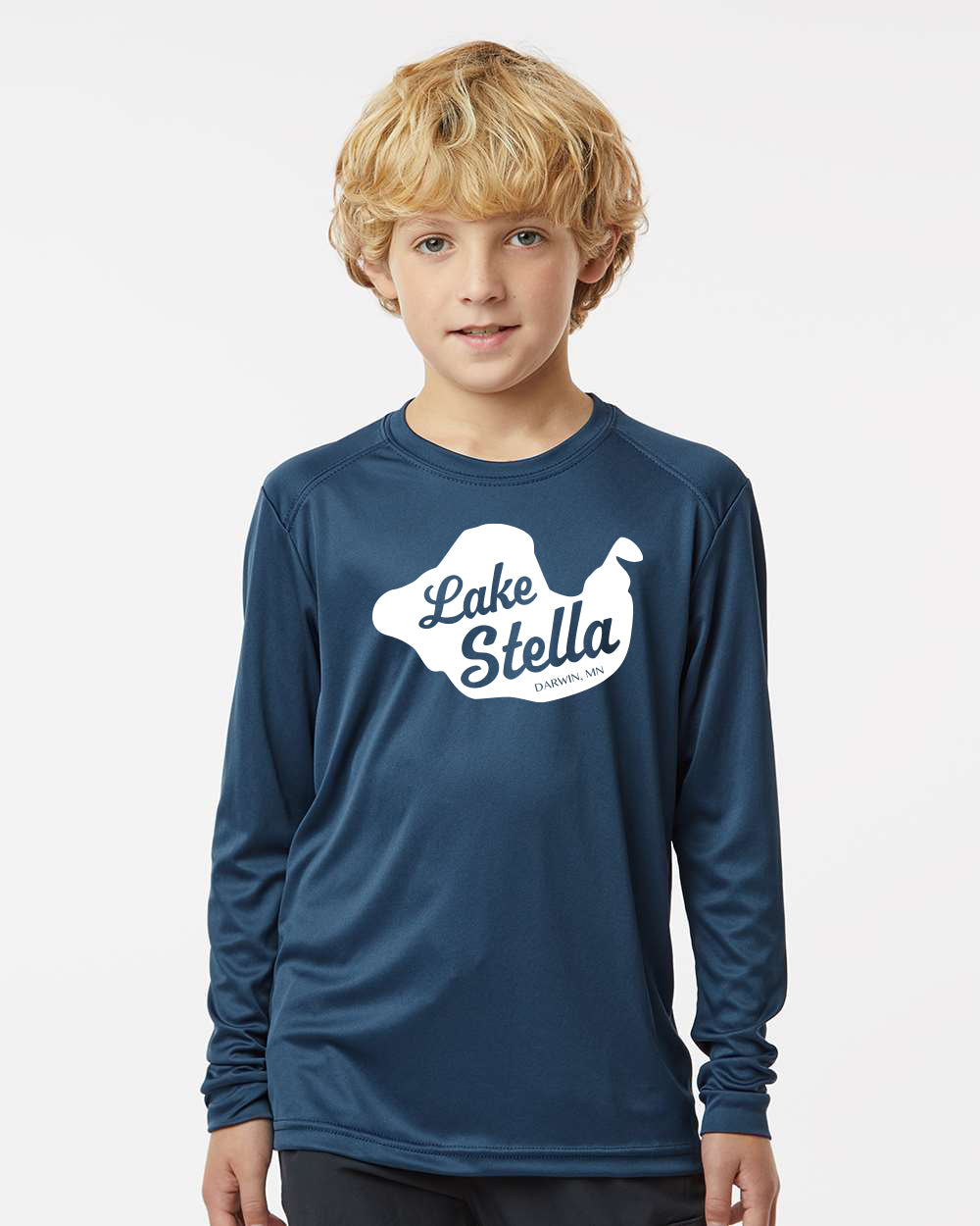 Lake Stella - Performance Long Sleeve T-Shirt (UPF 50+ protection) - Toddler/Youth