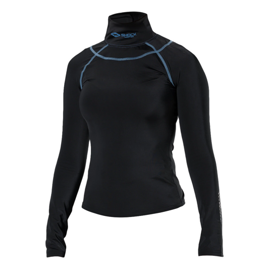 Mites -GIRL'S ULTRA COMPRESSION NECK GUARD HOCKEY SHIRT LONG SLEEVE - Women's/Girl's