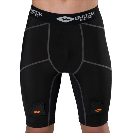 Mites - COMPRESSION HOCKEY SHORT WITH BIOFLEX CUP - Adult/Boy's