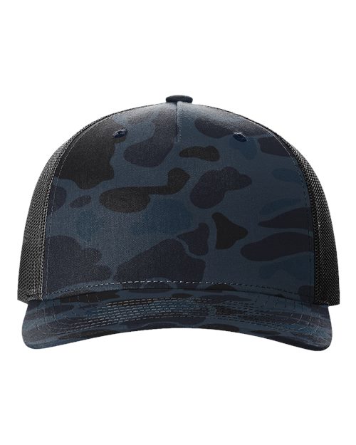 Printed Five-Panel Trucker Cap