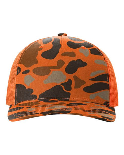 Printed Five-Panel Trucker Cap