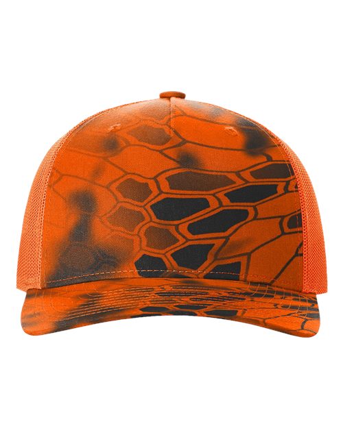 Printed Five-Panel Trucker Cap