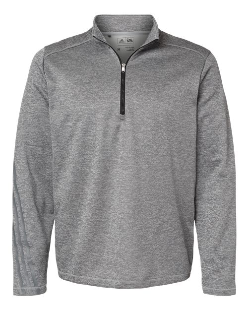 Brushed Terry Heathered Quarter-Zip Pullover