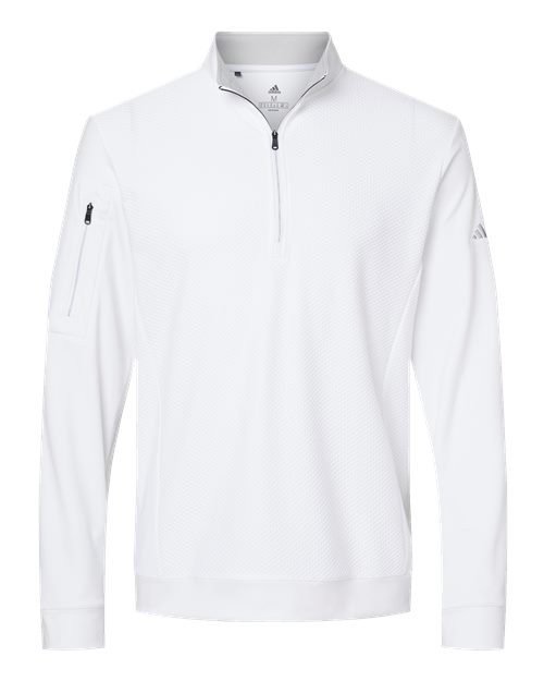 Performance Textured Quarter-Zip Pullover