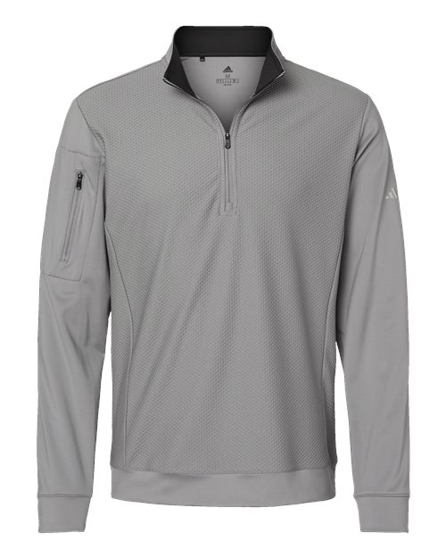 Performance Textured Quarter-Zip Pullover