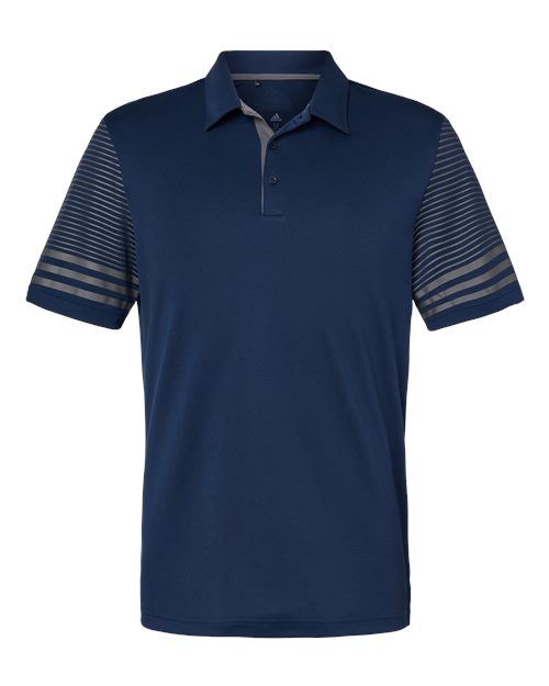 Striped Sleeve Polo