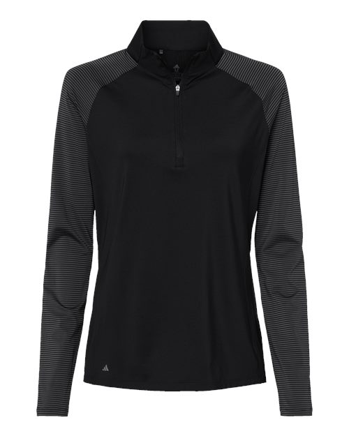 Women's Stripe Block Quarter-Zip Pullover