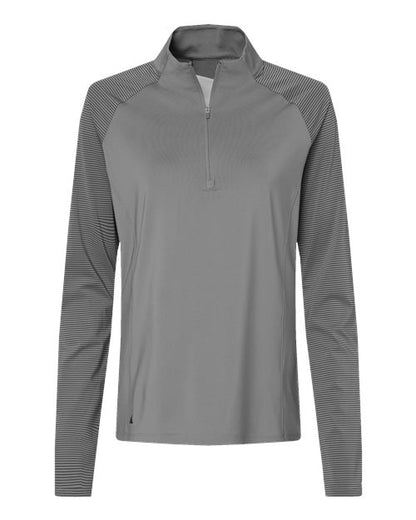 Women's Stripe Block Quarter-Zip Pullover