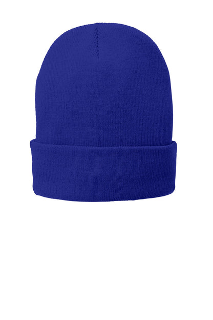 Fleece-Lined Knit Hat