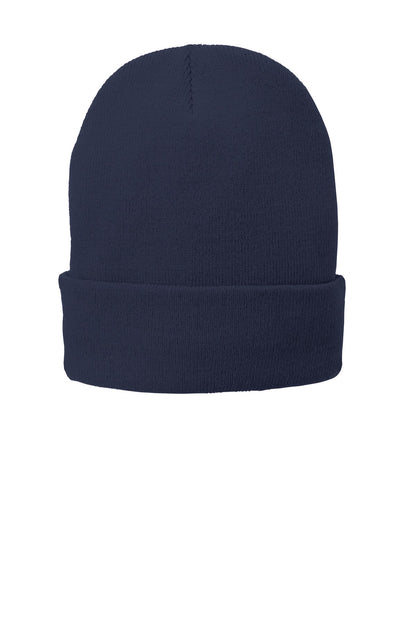 Fleece-Lined Knit Hat