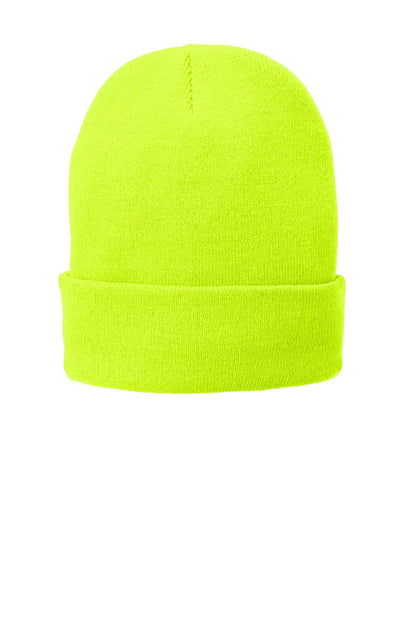 Fleece-Lined Knit Hat