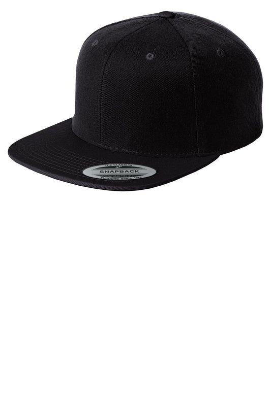 Yupoong® Flat Bill Snapback Cap