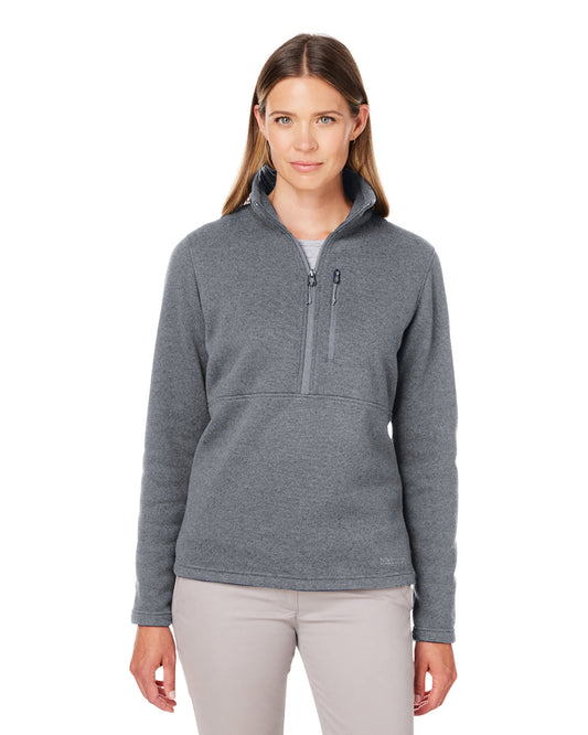 Ladies' Dropline Half-Zip Sweater Fleece Jacket