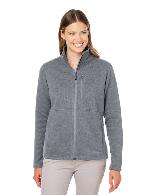 Ladies' Dropline Sweater Fleece Jacket